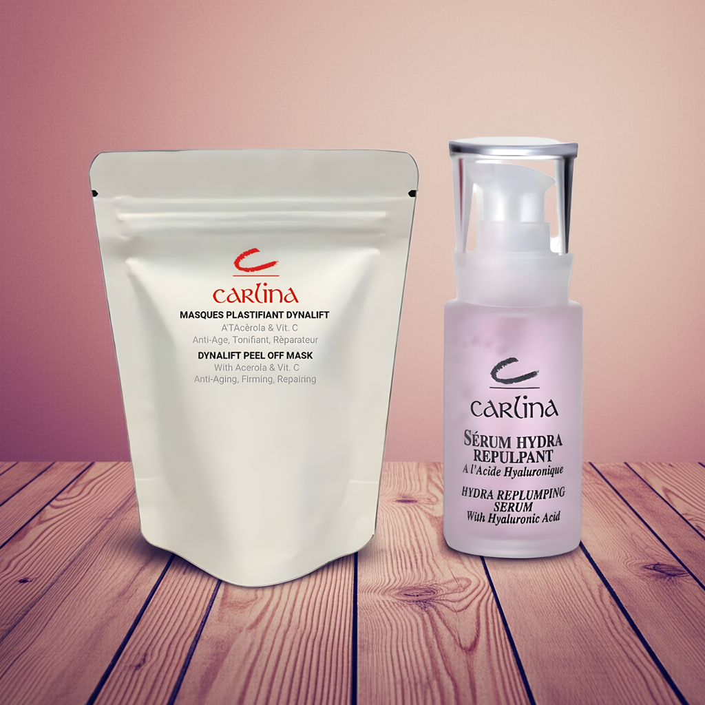 Hydratačné sérum a Dynalift maska s Vitamínom C