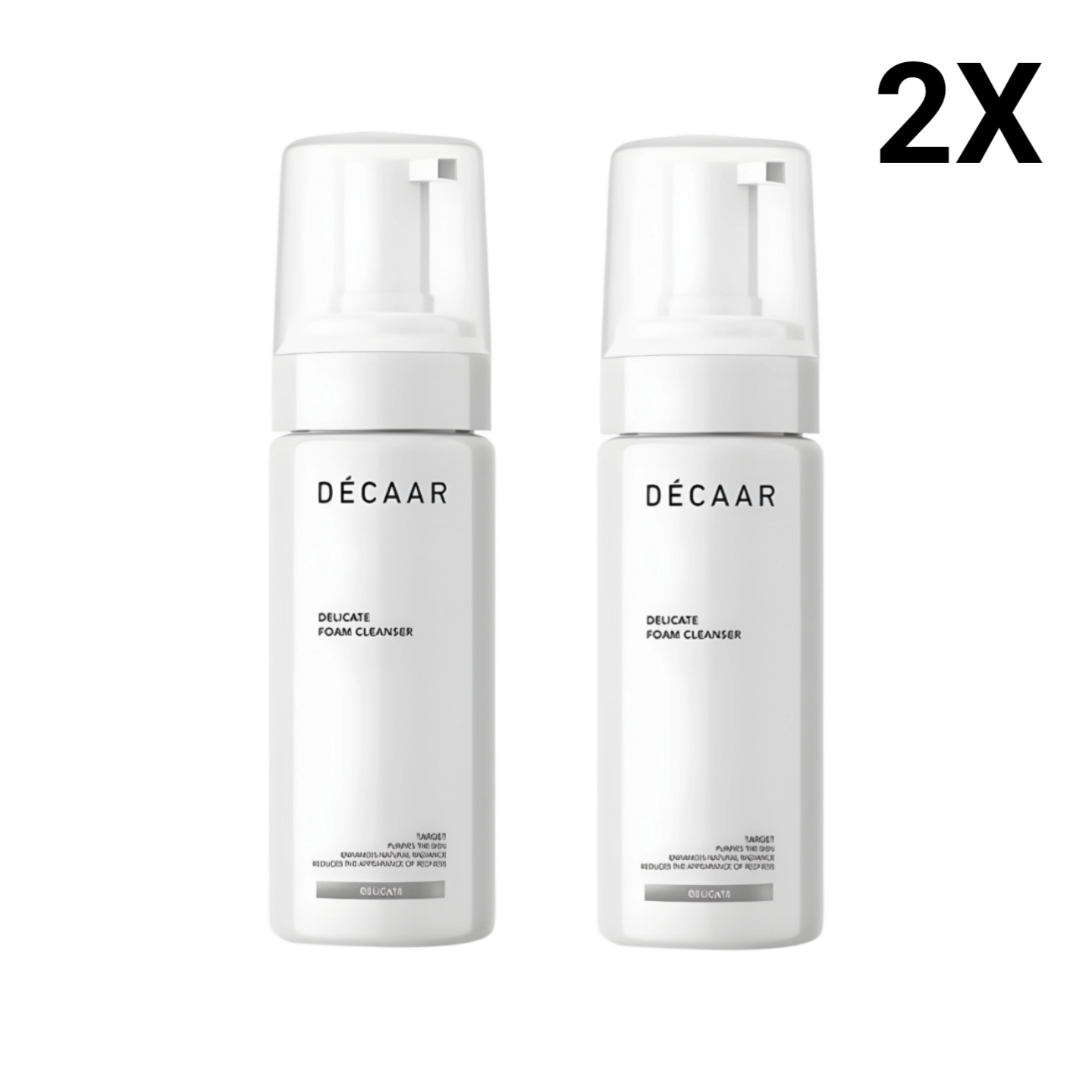 SET: Décaar - Delicate Foam Cleanser (2x150ml)